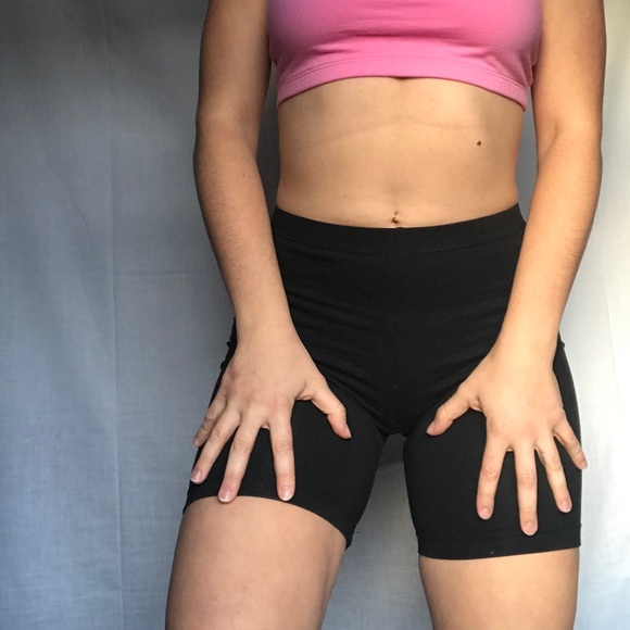Black Biker Shorts Spandex Booty Short - Picture 7 of 7